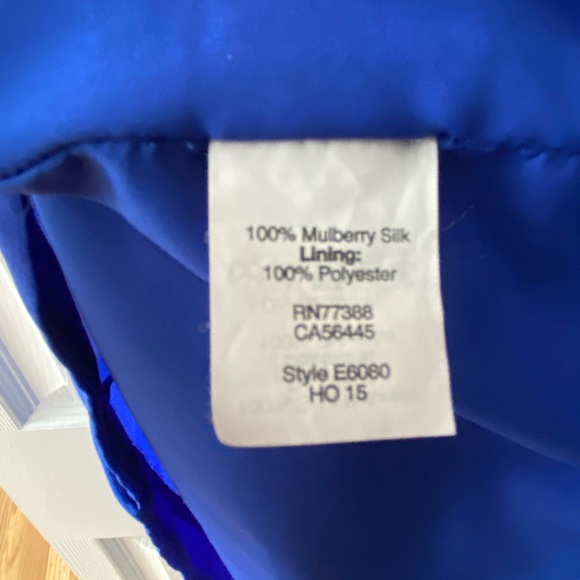 Madewell Blue Long Sleeve Blouse - Picture 4 of 4